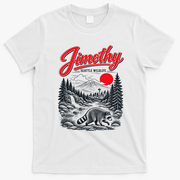 Jimothy Seatle Wildlife Raccoon Viral T-Shirt - White