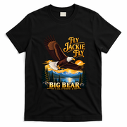 Jackie The Big Bear Eagle, Supports California Wildlife T-Shirt - Black