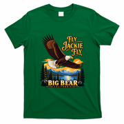 Jackie The Big Bear Eagle, Supports California Wildlife T-Shirt - Irish Green