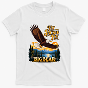 Jackie The Big Bear Eagle, Supports California Wildlife T-Shirt - White