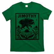 Jimothy Trendy Viral Raccoon Meme T-Shirt - Irish Green