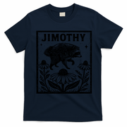 Jimothy Trendy Viral Raccoon Meme T-Shirt - Navy Blue