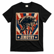 Jimothy Viral Raccoon Poster Funny Trash Panda T-Shirt - Black