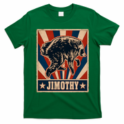 Jimothy Viral Raccoon Poster Funny Trash Panda T-Shirt - Irish Green
