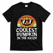 Kids Coolest Pumpkin In The Patch Boy Halloween Kids 2771 T-Shirt - Black