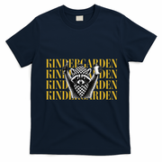 Kindergarten Funny Raccoon Back To School T-Shirt - Navy Blue