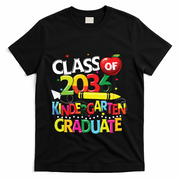 Kindergarten Graduate Class Of 2036 Last Day Of School T-Shirt - Black