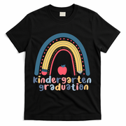 Kindergarten Graduation Rainbow Cute T-Shirt - Black