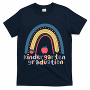 Kindergarten Graduation Rainbow Cute T-Shirt - Navy