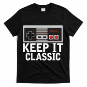 Keep It Classic Old School Retro Vintage 1970s 80s 90s T-Shirt - Black
