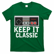 Keep It Classic Old School Retro Vintage 1970s 80s 90s T-Shirt - Green