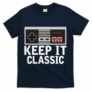 Keep It Classic Old School Retro Vintage 1970s 80s 90s T-Shirt - Navy