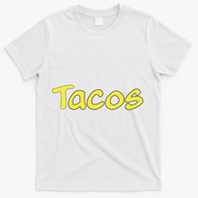 Krillin Tacos Anime T-Shirt - White