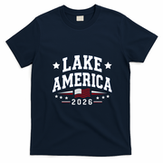 Lake America 2026 USA T-Shirt - Navy Blue