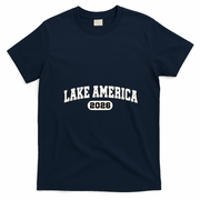 Lake America 2026 Vintage T-Shirt - Navy Blue