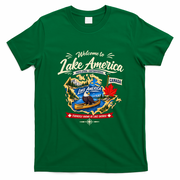 Lake America Canada Satire Eagle Ontario Political Humor T-Shirt - Irish Green
