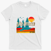Lake America EST. 2026 Vintage T-Shirt - White