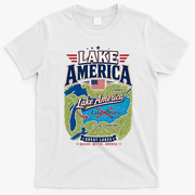 Lake America Great Lakes Not Lake Ontario T-Shirt - White
