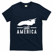 Lake America Ontario T-Shirt - Navy Blue