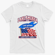 Lake America Ontario USA EST 2026 T-Shirt - White