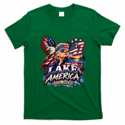 Lake America Ontario TRUMP 47 PATRIOTIC USA T-Shirt - Irish Green