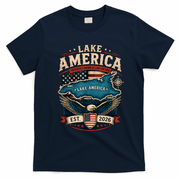 Lake America USA Previously Ontario Canada T-Shirt - Navy Blue
