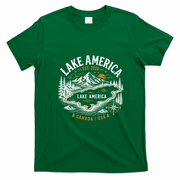 Lake America Vintage Est 2026 Canada Ontario USA T-Shirt - Irish Green
