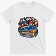 Lake America Vintage Style Formerly Ontario T-Shirt - White