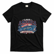 Lake America Vintage T-Shirt - Black