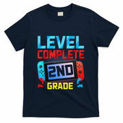 Level Complete 2nd Grade Video Game Last Day Of School T-Shirt - Navy