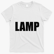Lamp Costume Moth Meme Couple Fun Halloween Party T-Shirt - White