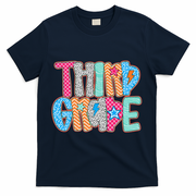 Last Day Of School Third Grade Graduation Teacher Student T-Shirt - Navy