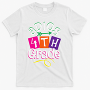 Last Day Of School Adios 4th Grade Graduation Premium T-Shirt - White