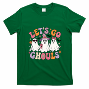 Let's Go Ghouls Cute Ghosts Family Halloween T-Shirt - Irish Green