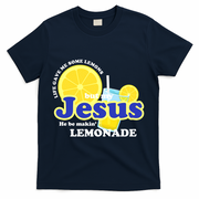 Life Gave Me Some Lemons Jesus Lemonade Christian Quote T-Shirt - Navy