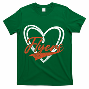 Love Heart Flyers T-Shirt - Green