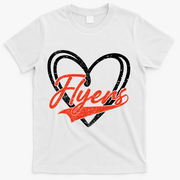 Love Heart Flyers T-Shirt - White