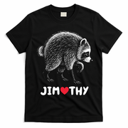 Love Jimothy Raccoon T-Shirt - Black