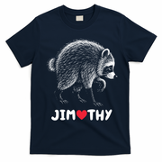 Love Jimothy Raccoon T-Shirt - Navy Blue