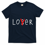 Lover Loser Halloween Horror Club T-Shirt - Navy Blue