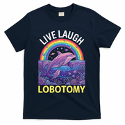 Live Laugh Lobotomy T-Shirt - Navy