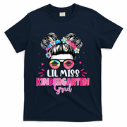 Lil Miss Kindergarten Grad Last Day Of School T-Shirt - Navy