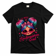 Lil Miss Kindergarten Grad Graduation Last Day Kindergarten T-Shirt - Black