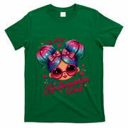 Lil Miss Kindergarten Grad Graduation Last Day Kindergarten T-Shirt - Green