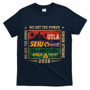 Labor Movement UTLA SEIU AALA Power To The People T-Shirt - Navy