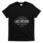 Lake Ontario America's Majestic Beauty Vintage T-Shirt - Black