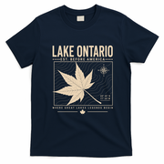 Lake Ontario Before America Legends Begin T-Shirt - Navy Blue