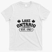 Lake Ontario EST 1763 Canada T-Shirt - White