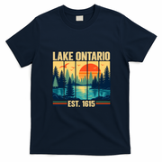 Lake Ontario Est 1615 T-Shirt - Navy Blue