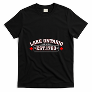 Lake Ontario Est 1763 T-Shirt - Black